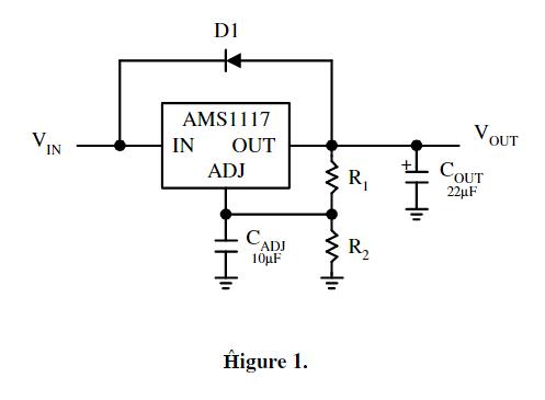 AMS1117-3.3 电路图