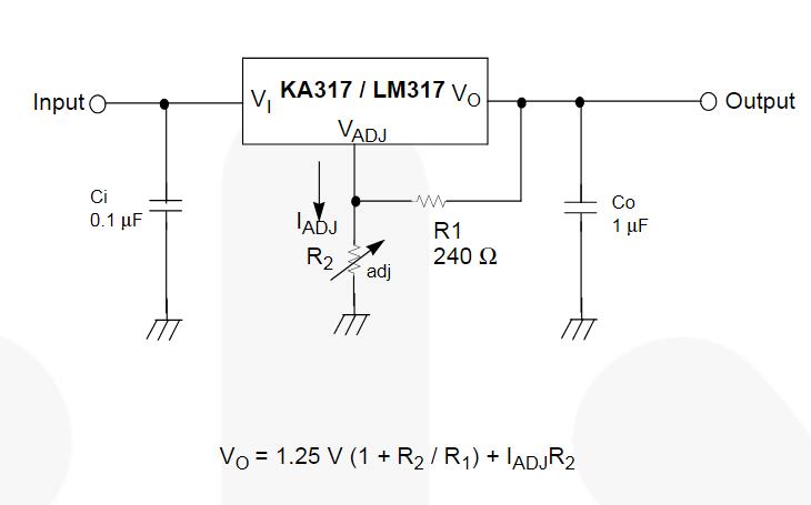 LM317T 电路图