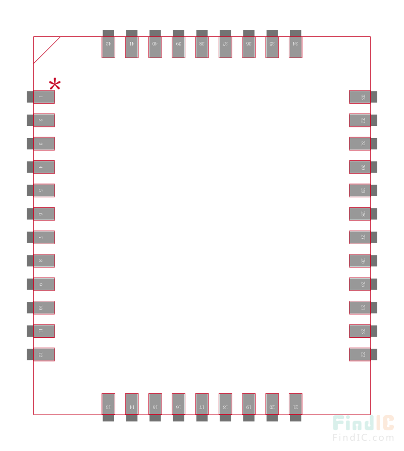 SIM800C 封装焊盘图