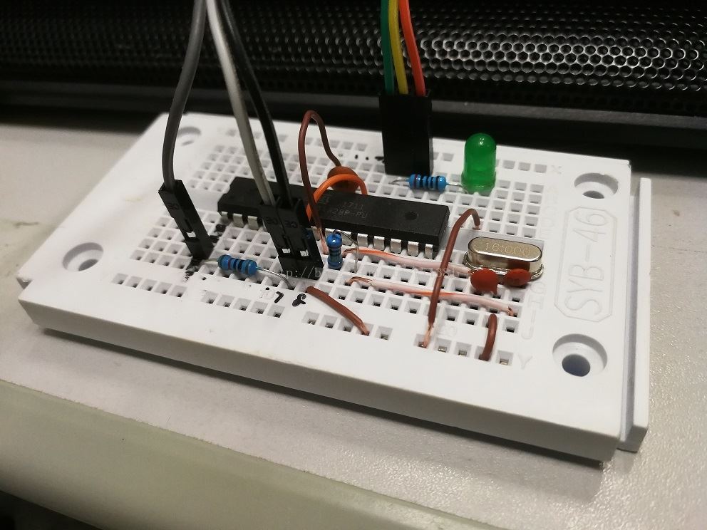 ATMega328P-PU芯片Arduino最小系统实验